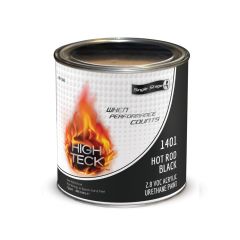 High Teck 1401 Hot Rod Black Single Stage Paint, Qt - VirtuColor Supply