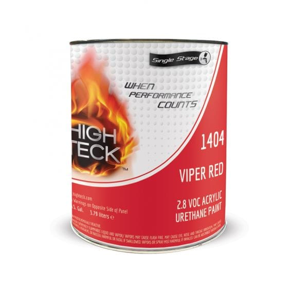 High Teck 1404 Viper Red Single Stage Paint, 1 Gallon - VirtuColor Supply