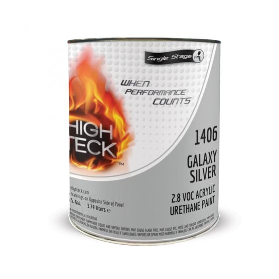 High Teck 1406 Galaxy Silver Single Stage Paint, 1 Gallon - VirtuColor Supply