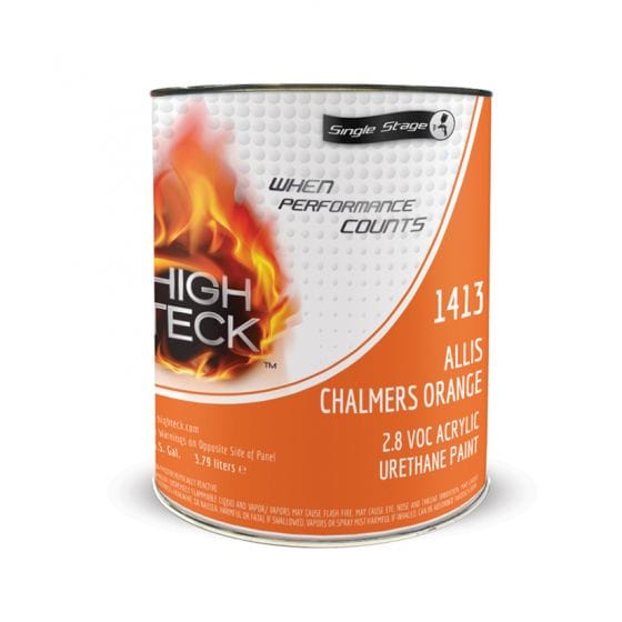 High Teck 1413 Allis Chalmers Orange Single Stage Paint, 1 Gallon - VirtuColor Supply