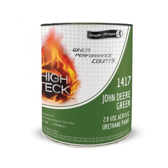 High Teck 1417 John Deere Green Single Stage Paint, 1 Gallon - VirtuColor Supply