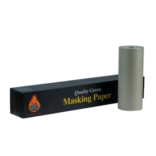 High Teck 18 in x 400 ft Green Masking Paper, 35 Lb Basis Weight - VirtuColor Supply