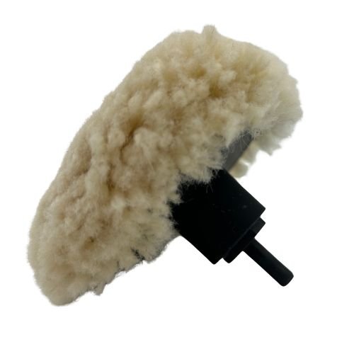 High Teck 3 Inch Dia Wool and Foam Buffing Pad Kit, 6 pc