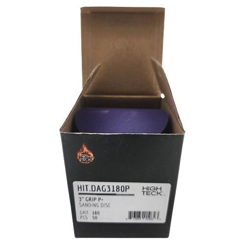 High Teck 3 Inch Purple Ceramic Grip Sanding Disc | 50 pk