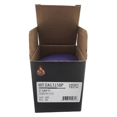 High Teck 3 Inch Purple Ceramic Grip Sanding Disc | 50 pk