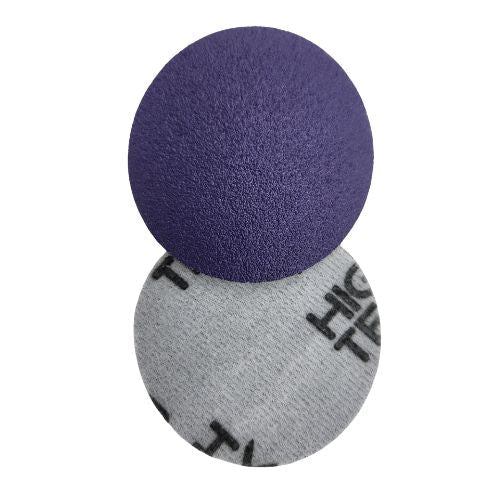 High Teck 3 Inch Purple Ceramic Grip Sanding Disc | 50 pk
