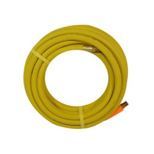 HIGH TECK 3/8" Air Hose with Male NPT Fittings, 25ft or 50ft lengths