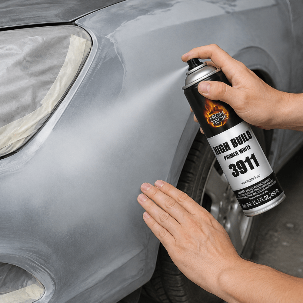 High Teck 3911 High Build Primer White, 15 oz Aerosol