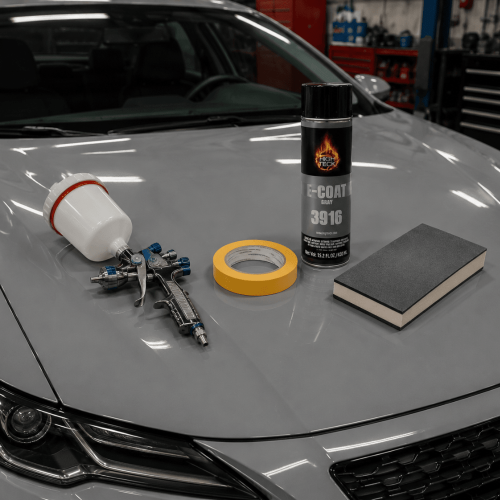 High Teck 3916 Gray E-COAT DTM Primer, 15 oz Aerosol