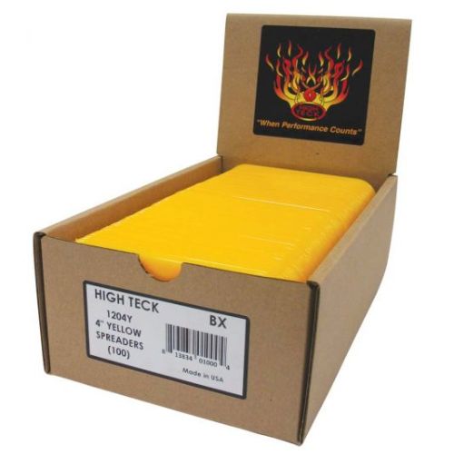 High Teck 4 in Yellow Spreaders, 100 pc - VirtuColor Supply