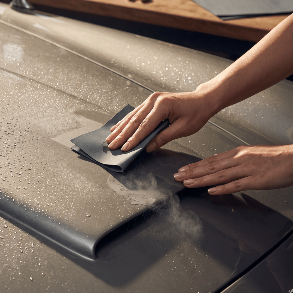 High Teck 5.5x9" Waterproof Sanding Sheet I 50 pk