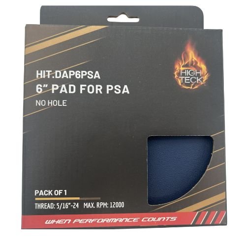 High Teck 6" Dia Sticky Backup Pad for Palm Sander | 5/16"-24 Thread