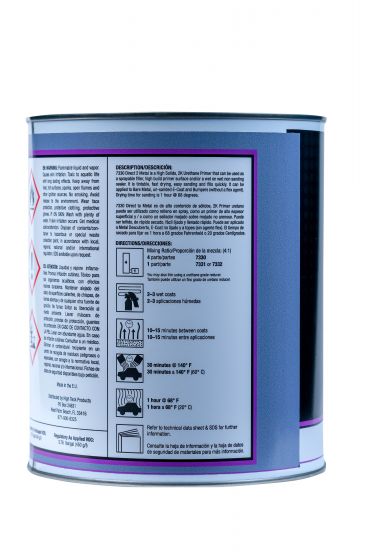 High Teck 7330 Gray DTM 2K High Solids Primer, Gallon 4:1 Mix - VirtuColor Supply