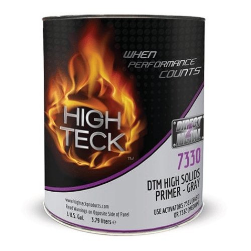 High Teck 7330 Gray DTM 2K High Solids Primer, Gallon 4:1 Mix - VirtuColor Supply