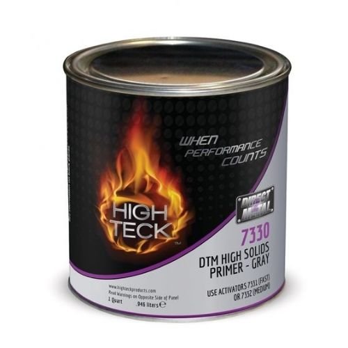 High Teck 7330 Gray DTM High Solids Primer, Quart 4:1 Mix - VirtuColor Supply