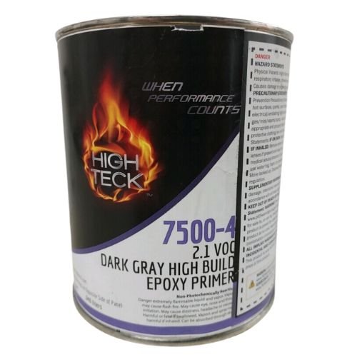 High Teck 7500 Gray 2K Epoxy Primer 1:1 Mix, Quart - VirtuColor Supply