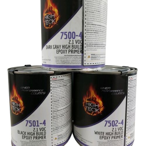 High Teck 7500 Gray 2K Epoxy Primer 1:1 Mix, Quart - VirtuColor Supply