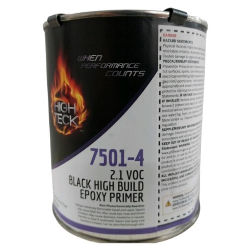 High Teck 7501 Black 2K Epoxy Primer 1:1 Mix, Quart