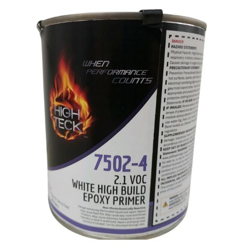 High Teck 7502 White 2K Epoxy Primer 1:1 Mix, Quart