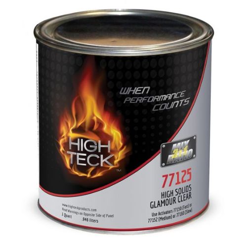 High Teck 77125 2:1 High Solids Glamour Clear Coat, Qt - VirtuColor Supply