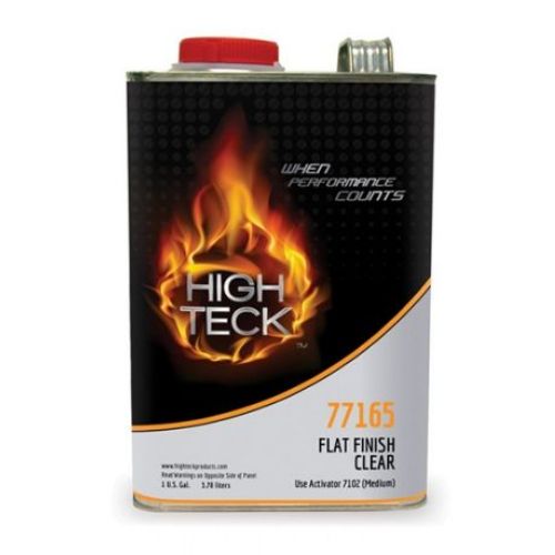 High Teck 77165 6:1 Flat Finish Urethane Clearcoat, Gallon