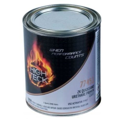 High Teck 77451 2K Quicksand Gray Urethane Primer, 1 qt - VirtuColor Supply