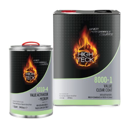 High Teck 8010 Medium Activator for use with 8000 Value Clearcoat, Qt - VirtuColor Supply