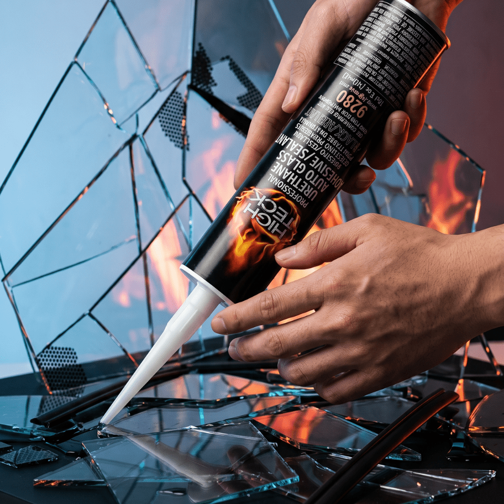 High Teck 9280 Urethane Windshield Sealer | 10.1 oz Tube