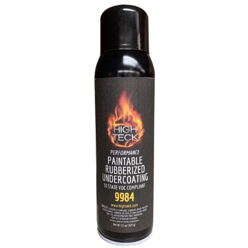 High Teck 9984 Paintable Rubberized Black Undercoat, 15 oz - VirtuColor Supply