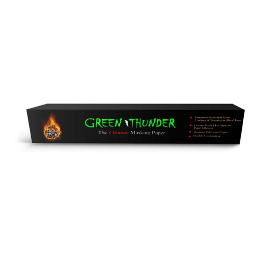 High Teck 36 in x 500 ft Green Thunder Masking Paper, 30 Lb Weight