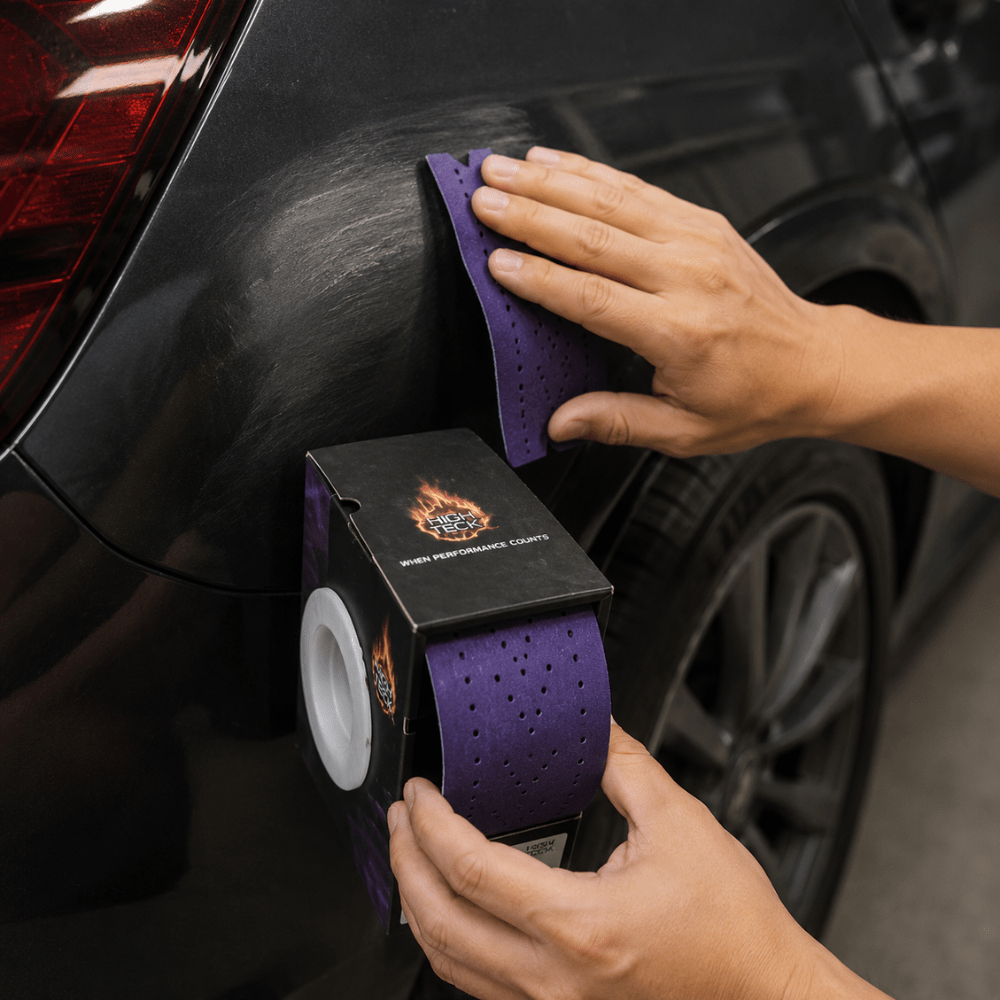 High Teck Grip Multi-Hole Purple Ceramic Sanding Roll | 2.75"x39'