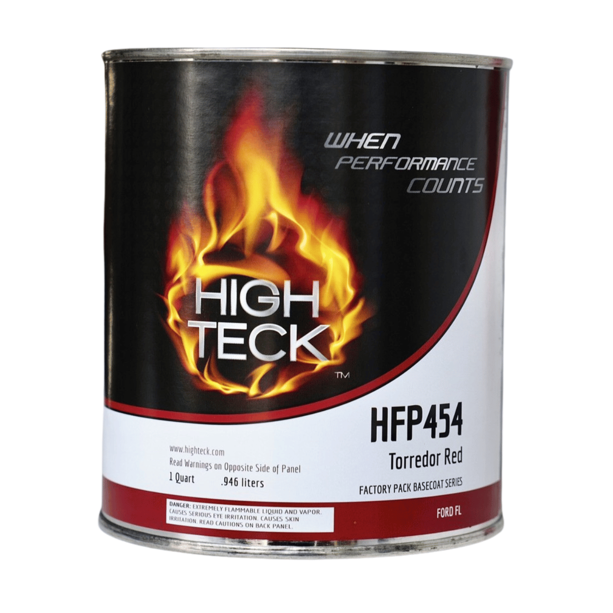 High Teck HFP454 Torreador Red Pearl Ford FL Basecoat Paint, Quart - VirtuColor Supply