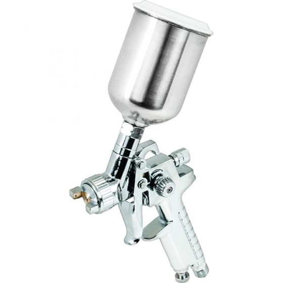 HIGH TECK HVLP Touch Up Spray Gun, 1.0mm Nozzle and Al Cup - VirtuColor Supply