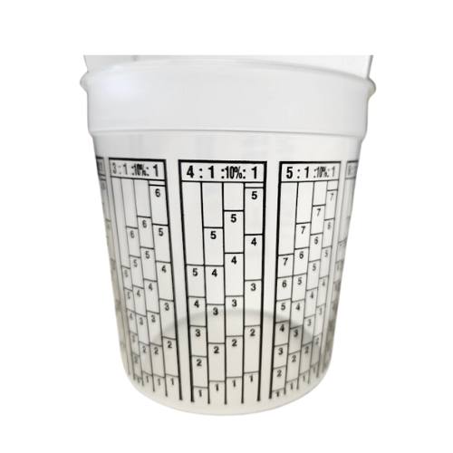 High Teck MC16 Pint Mixing Cup - VirtuColor Supply