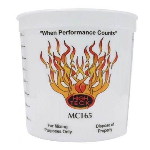 High Teck MC165 5 Quart Mixing Cups, Qty: 50/Box - VirtuColor Supply