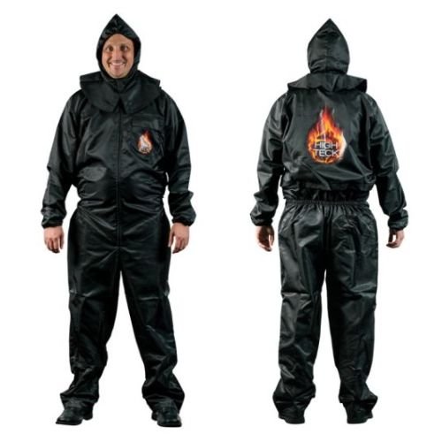 High Teck Premium Black Polyester Paint Suit - VirtuColor Supply