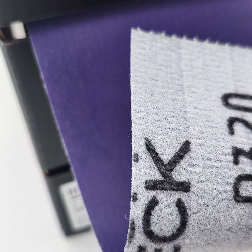 High Teck Velcro Back Purple Ceramic Sanding Roll | 2.75"x39'