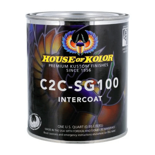 HOUSE OF KOLOR C2C-SG100 Intercoat Clearcoat, 1 Qt, 2:1 Mixing