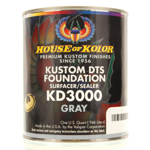 HOUSE OF KOLOR KD3000 Gray DTS Primer Surfacer/Sealer, Qt