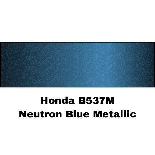 Honda B537M Neutron Blue Metallic Low VOC Basecoat Paint - VirtuColor Supply