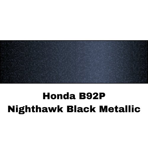 Honda B92P Nighthawk Black Metallic Low VOC Basecoat Paint - VirtuColor Supply