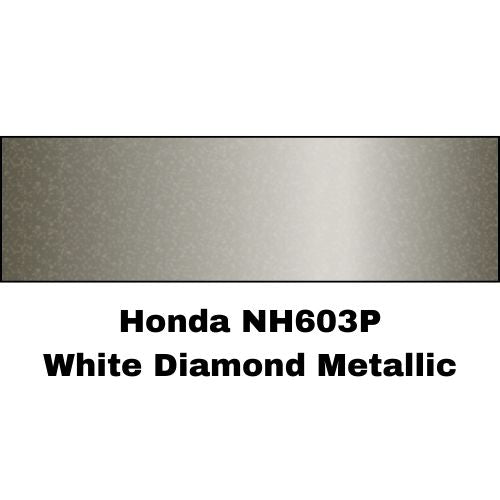 Honda NH603P White Diamond Metallic Low VOC Basecoat Paint, 3 Stage - VirtuColor Supply