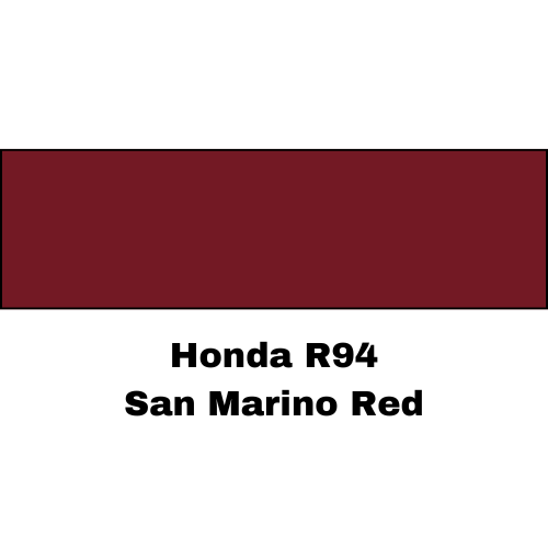 Honda R94 San Marino Red Low VOC Basecoat Paint - VirtuColor Supply