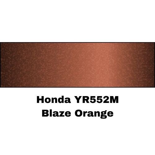 Honda YR552M Blaze Orange Low VOC Basecoat Paint - VirtuColor Supply