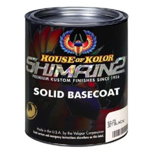 HOUSE OF KOLOR S2 - 25 Jet Black Universal Basecoat, Gallon - VirtuColor Supply