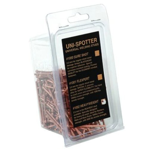 H&S Uni - Spotter 1002 2.6 mm Heavyweight Pulling Stud, 500 per box - VirtuColor Supply