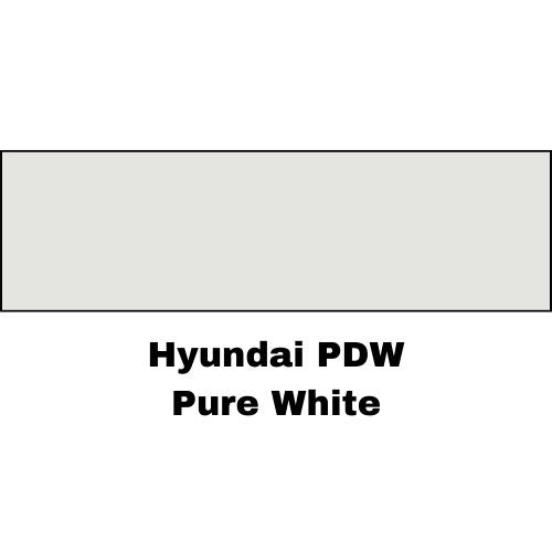 Hyundai PDW Pure White Low VOC Basecoat Paint - VirtuColor Supply