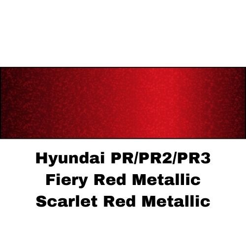 Hyundai PR/PR3 Fiery Red Metallic Low VOC Basecoat Paint - VirtuColor Supply