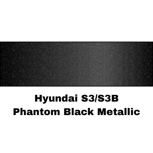 Hyundai S3/S3B Phantom Black Metallic Low VOC Basecoat Paint - VirtuColor Supply