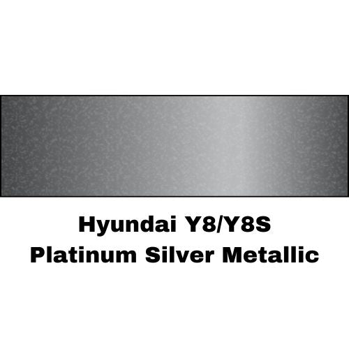 Hyundai Y8/Y8S Platinum Silver Metallic Low VOC Basecoat Paint - VirtuColor Supply